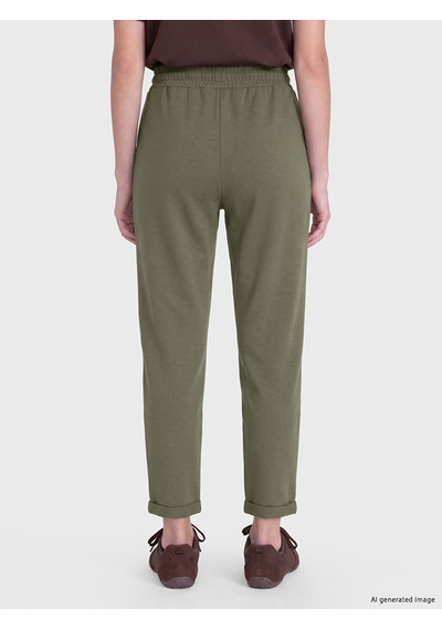 Lcw Modest Yeşil Soft Touch Kadın Eşofman Altı