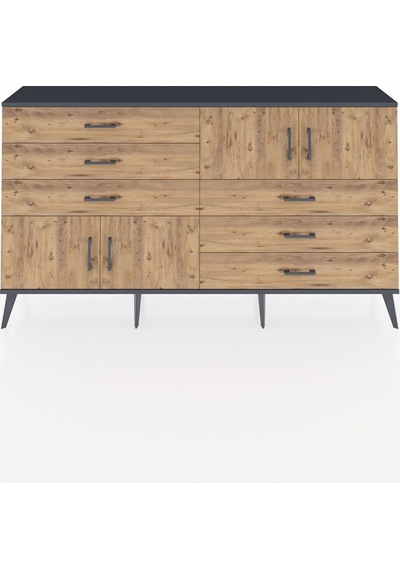 Arges Konsol 2 Raflı 6 Çekmeceli 4 Kapaklı 176x30x99 Antrasit-çam Atlas Çam/atlas Çam - Antrasıt Arges Konsol 2 Raflı 6 Çekmeceli 4 Kapaklı 176x30x99 Antrasit-çam Atlas Çam/atlas Çam - Antrasıt