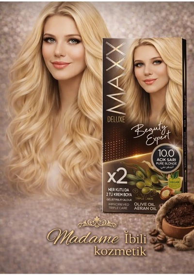 Maxx Deluxe Açık Sarı Kalıcı 10.0 Saç Boyası