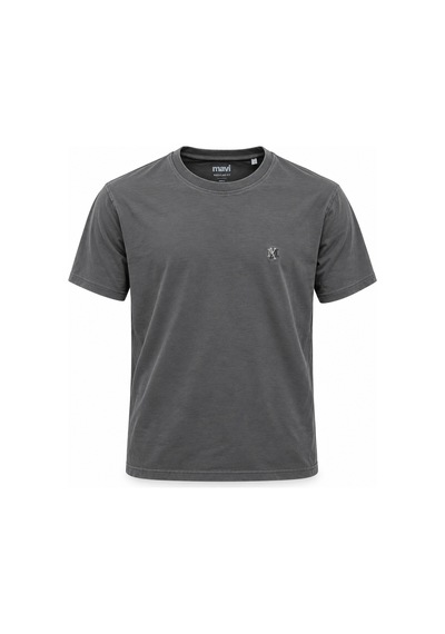 Mavi M0612736-71464 Mavi Mühür Logo Nakış Detaylı Tişört Erkek T-shirt Füme