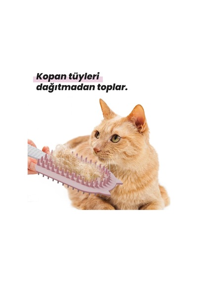 Silikon Tüy Toplayıcı Tarak, Kedi Tarağı, Kedi Fırçası, Evcil Hayvan Bakım Tarağı, Tüy Temizleme Fırçası,