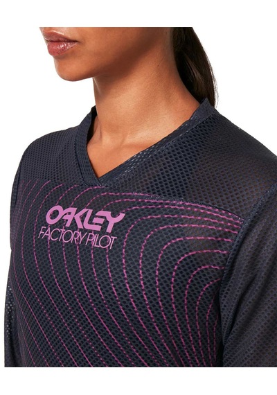Oakley Wmns Factory Pılot Rc Ls Jerse 27214 Çok Renkli