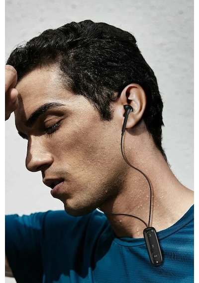 Exenar - Siyah - Yaka Klipsli Bluetooth Kulaklık Kulakiçi Kablolu Kablosuz Tws Mikrofonlu Yaka Kulaklık Boyun Asmalı