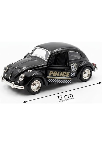 1:36 Ölçek Işıklı Çek-bırak Diecast Metal Klasik Vosvos Klasik Tosbağa Minitro Oyuncak Model Araba