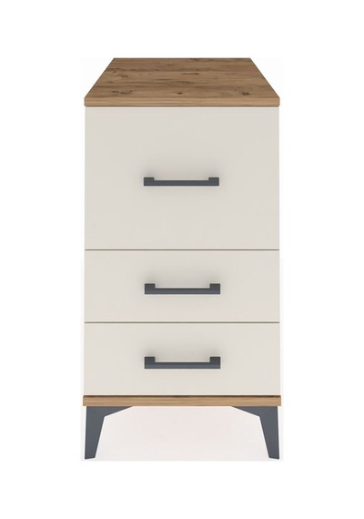 Kronos Komodin 3 Çekmeceli 44x59x80 Çam-aytaşı Çam