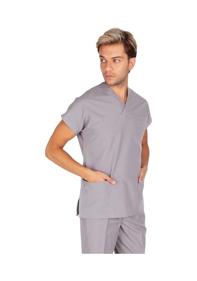 Erkek Doktor Hemşire Forması Scrubs Likralı Esnek Kumaş Hastane N (484485662)