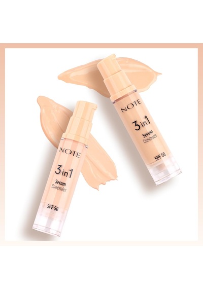 Cosmetics 3 İn 1 Serum Concealer Spf 50 00 Light Nemlendirici Ve Aydınlatıcı Göz Altı Kapatıcısı Diğer