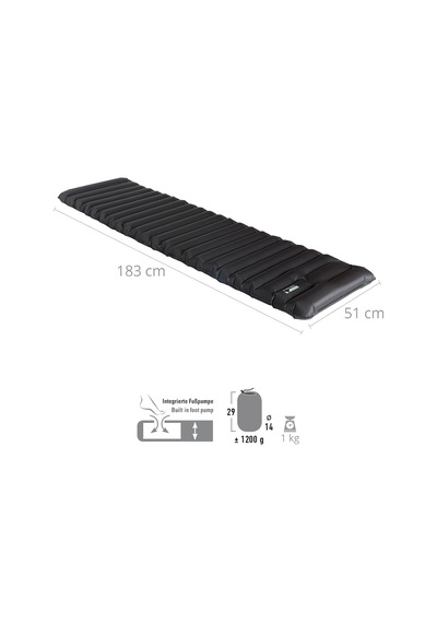 High Peak Dayton Şişme Mat Çok Renkli