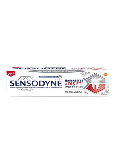 2 Adet Sensodyne Diş Macunu 75ml Hassasiyet & Diş Eti Beyazlatıcı