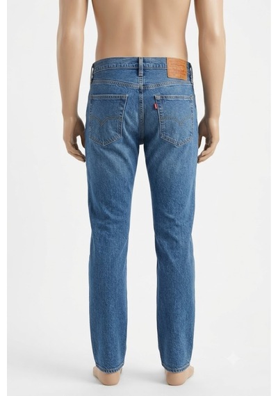 Levi's 511 Erkek Slim Fit Kot Pantolon Yırtık Detaylı 5463 Kot Mavi