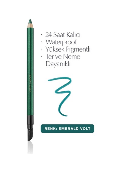 Estee Lauder Double Wear 24H Waterproof Gel Eye Pencil Emerald Vo