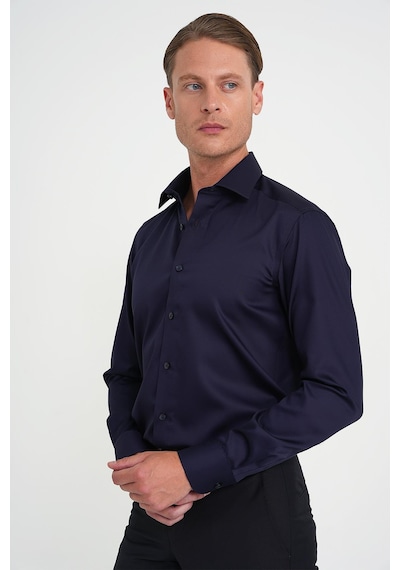 Efor Slim Fit %100 Pamuk Non Iron Kumaş Klasik Lacivert Gömlek Gk 734 Lacivert Efor Slim Fit %100 Pamuk Non Iron Kumaş Klasik Lacivert Gömlek Gk 734 Lacivert