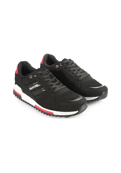 Slazenger MAROON I Erkek Siyah / Kırmızı Günlük Spor Ayakkabısı Slazenger MAROON I Erkek Siyah / Kırmızı Günlük Spor Ayakkabısı