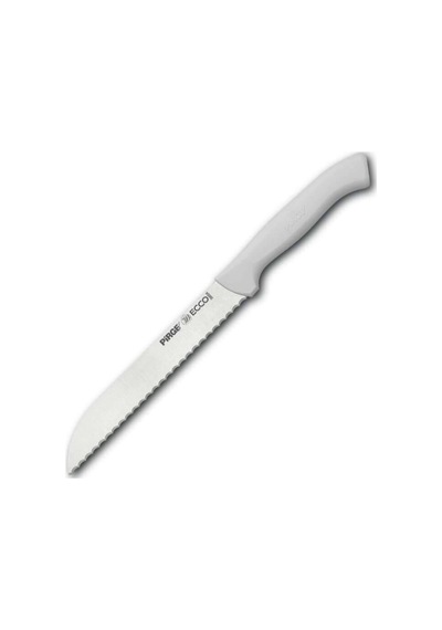Pirge Ecco Beyaz Ekmek Bıçağı Pro 17,5 Cm Beyaz