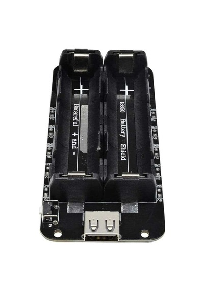 2'Li Anahtarlı 18650 Lityum Pil Yuvası V8 Mikro Usb