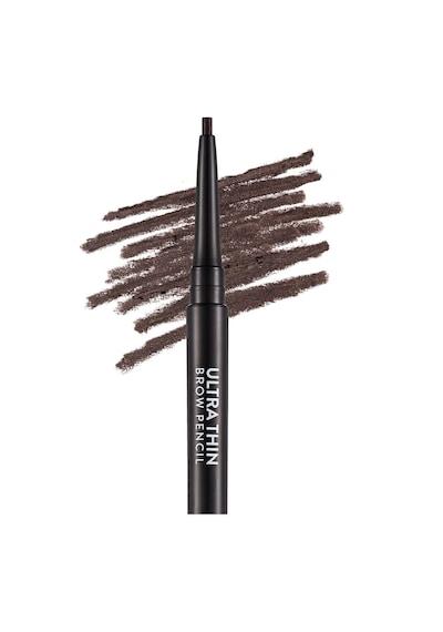 Flormar Kaş Kalemi & Fırçası - Ultra Thin Brow Pencil - 004 Dark Brown - 8690604572137