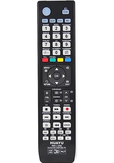 Huayu Rm-l1050 Tv-sat-dvd-bd Universal Kumanda