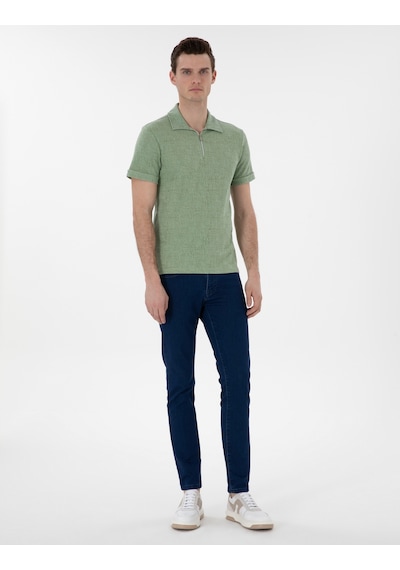 Pierre Cardin Erkek Açık Haki Tişört 50302586-vr183 Açık Haki