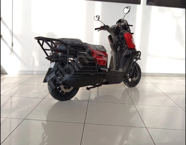 Skyjet Luckın Elektrikli Moped Kırmızı