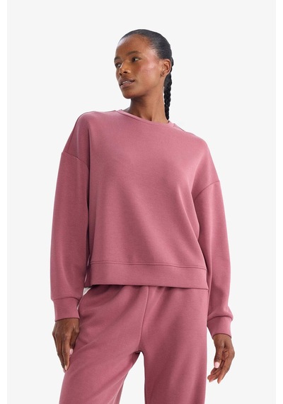 Defacto Modal Sporcu Sweatshirt F8353ax26spbr252 Bordo-br252