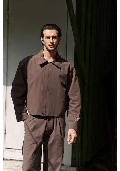 Mai Collection Mai Studios Co. Sergio Kemer Detay Kahve Erkek Ceket Kahve