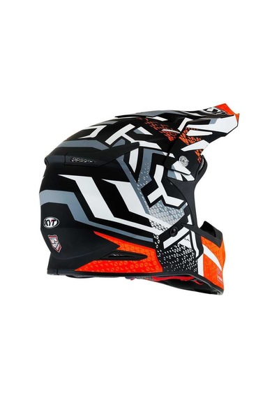Kyt Skyhawk Kask Hyperflow Matt Grey / Orange Çok Renkli