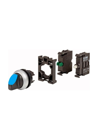 Eaton M22-wrlk-b/k10/24 ,2-konum/kontak-1a Mavi-24v Kalıcı M22 Anahtar