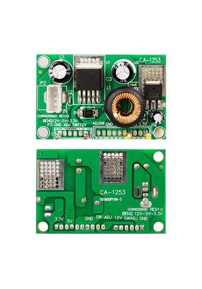 Weko Ca-1253 Power Supply Kablolu Kademeli Modül Dc 12 Volt To 5 Volt To 3.3 Volt 3 Amper Dönüştürücü