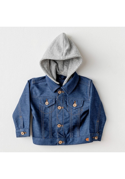 Andywawa Bebek Ceket Jacket Casual Ac25936 İndigo