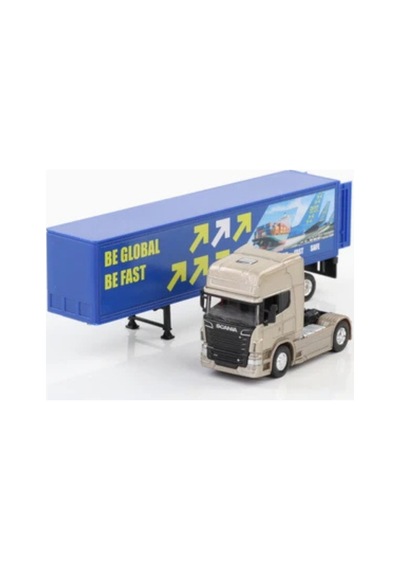 Welly 1:64 Scania V8 R 730 Metal Çek Bırak Oyuncak Tır Transporter Lisanslı