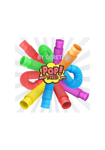 Pop Tubes Esnek Boru - 6 lı 24 cm