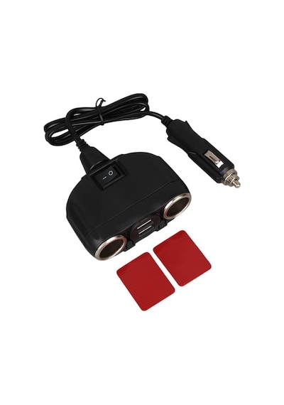 Olesson 1630 12-24v Çift Usb Girişli 120w 80cm Kablolu 2'lı Araç Çakmak Çoklayıcı