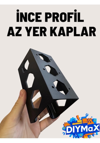 Şarjlı Akülü Alet Duvar Askı Aparatı -tutucu Garaj Atölye Düzenleyici - Siyah
