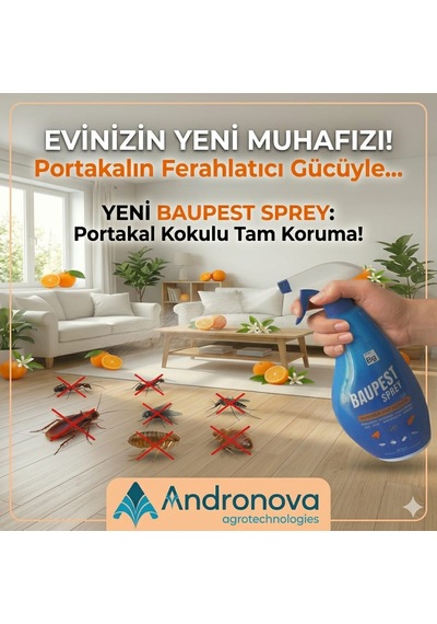 Baupest 400 Ml Portakal Kokulu Genel Haşere İlacı, Kullanıma Hazır Sprey