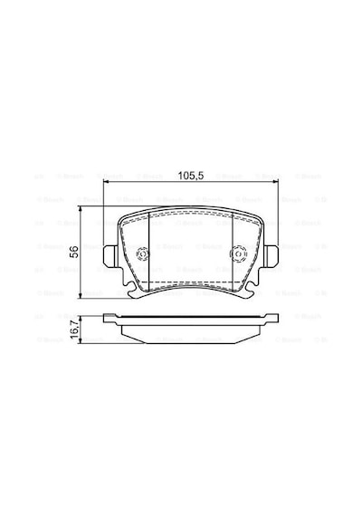 Audi A6 2.0tdı 2005-2009 Bosch Arka Balata