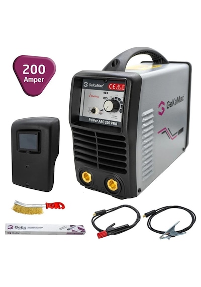 Gekamac Power Arc200 Pro Inverter Kaynak Makinası Geka 200 Amper