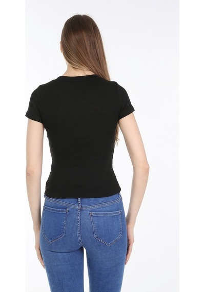 Neslice Kadın V Yaka T-Shirt