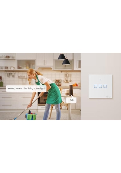 Tx-t0eu2c-akıllı Ev Wi-fi Işık Anahtarı Google Home-alexa Yeni Versiyon 0