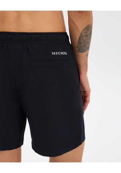 Skechers M 5 Inch Swimshort Erkek Siyah Deniz Şortu S211654-3817 Siyah
