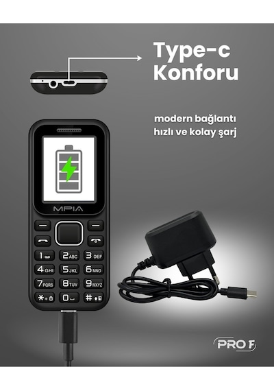 Yerli Üretim Kamerasız Tuşlu Cep Telefonu 7 Gün Şarj Asker Yaşlı Öğrenci Telefon 2 Yıl
