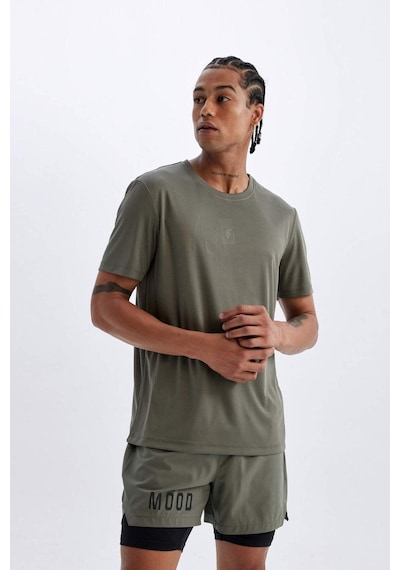 DeFactoFit Slim Fit Dar Kesim Fermuarlı Telefon Cepli Sporcu Taytlı Şort Z2147AZ24AUKH398