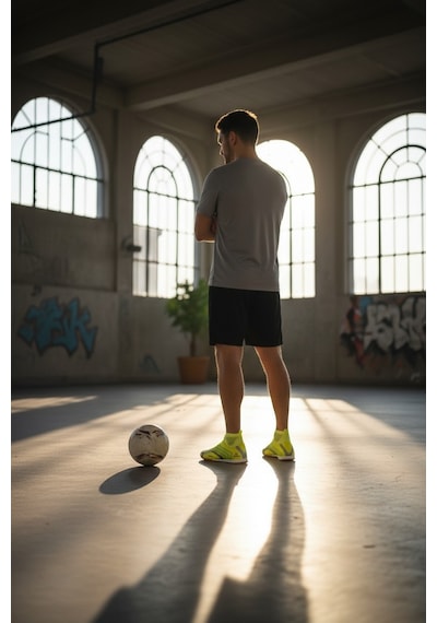 Walked Sarı Çoraplı 435 Halısaha Krampon Futbol Ayakkabısı Sarı