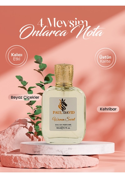 K-291 Oryantal Çiçek Edp Parfüm Uzun Süre Kalıcı 50ml Amber