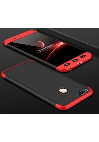 Xiaomi Mi 5X Kılıf 3 Parçalı 360 Tam Korumalı Gkk Kapak