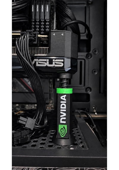 Lexroo Ekran Kartı Destek Aparatı, Ekran Kartı Tutucu, Nvidia Siyah Gpu Support 7-12cm Ayarlanabilir Standart