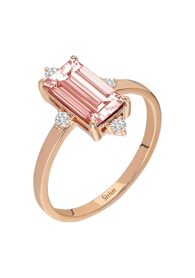 Sirius Pırlanta Ve Baget Pembe Turmalin Taşlı Yüzük 0831R0010