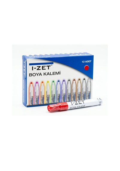I-zet Paint Marker Kalem Kırmızı 12 Adet