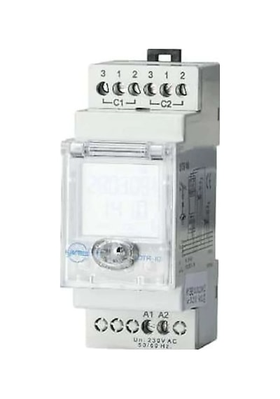 Entes M4912 Dtr 10 Ip41 220v/16a Al Kap Cr2032 Astronomik Zaman Rölesi