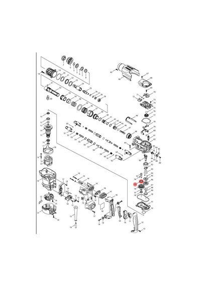 Makita HR3210C Rulman 6001 Ürün Kodu 210105-0