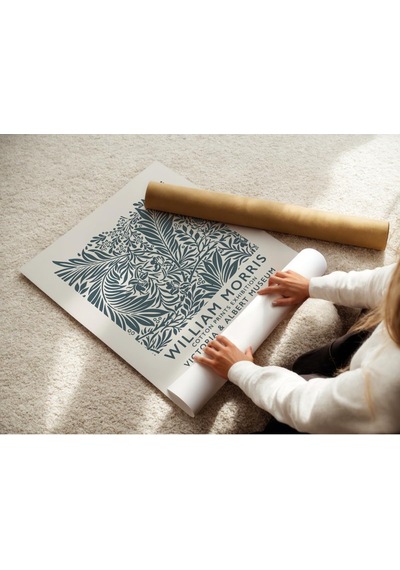 William Morris Çerçevesiz Poster, Modern Dekoratif Çerçevesiz Poster, Tablo, Morris-1, 21 X 30